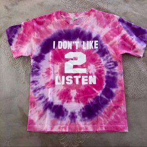 Tie Dye Graphic Tee Shirt